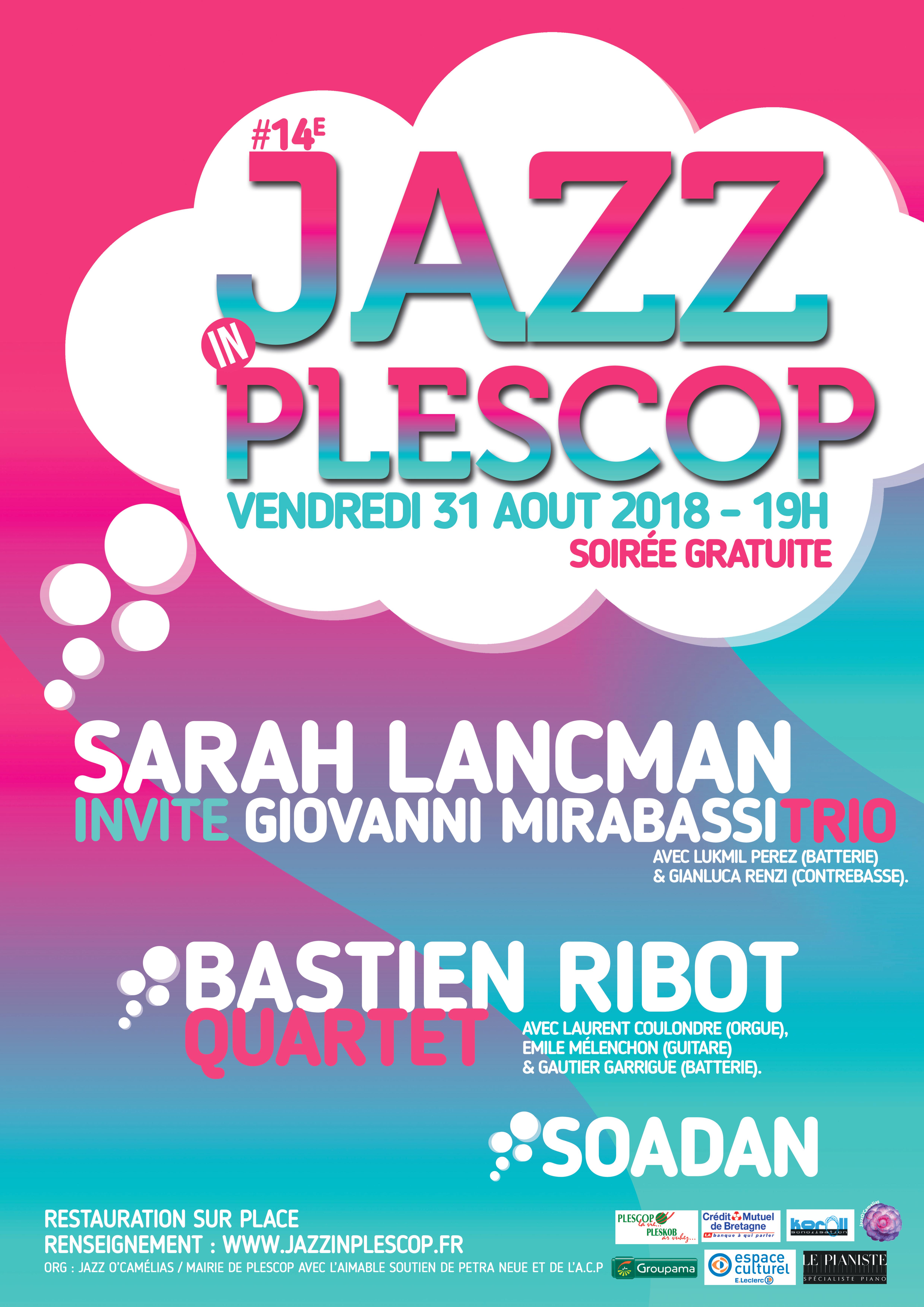 Affiche de l'édition 2018 de Jazz In Plescop